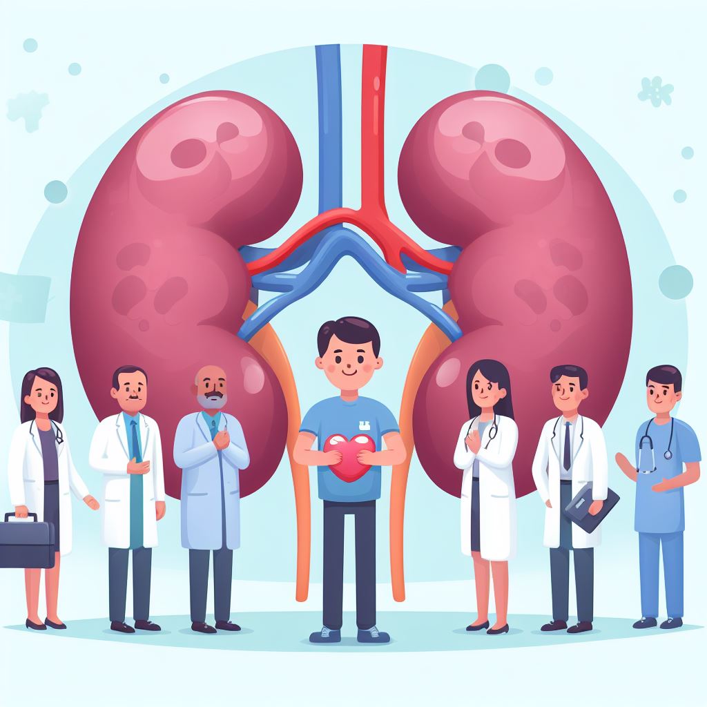 Ilustrácia transplantácie obličky